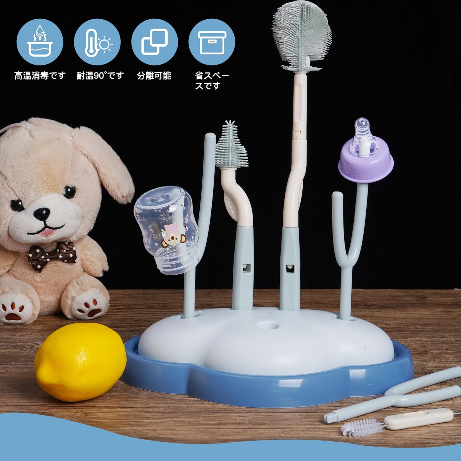 【楽天市場】哺乳瓶ブラシ ボトルブラシ 水筒 洗浄ブラシ シリコン ブラシセット 3点セット ウォーターボトル、カップ、ニップルキャップ