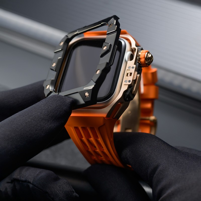 【10%OFFクーポン配布中】送料無料 apple watch 10 一体型バンド Apple Watch S11バンド Apple watch s11 交換用バンド Apple Watch S10 46mm ステンレス 一体型 バンド レザーストラップ apple watch 11 46mm ステンレス カバー レザー メンズ