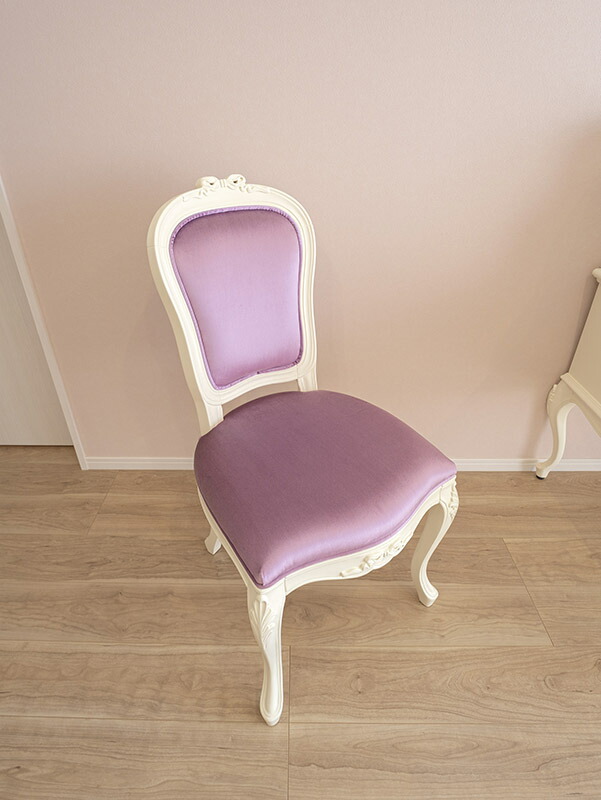 楽天市場】ラ・シェル ダイニングチェア リボンの彫刻 スーパー