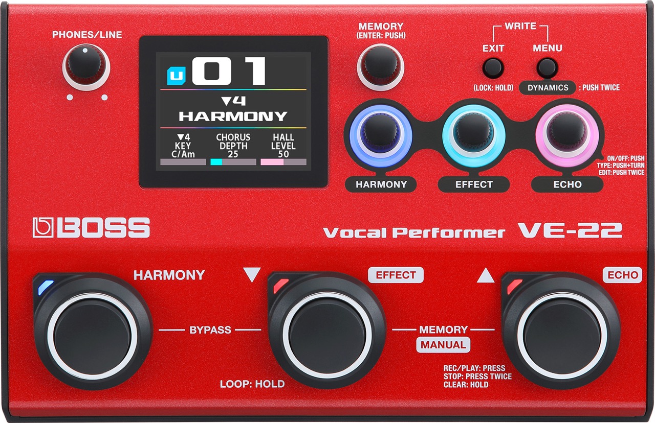 BOSS VE-22 Vocal Performer ボーカルエフェクター 楽天市場】BOSS(ボス) / VE-22 Vocal Performer - ボーカル