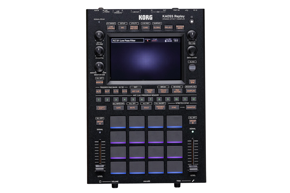 KORG《コルグ》 KAOSS Replay《カオス　リプレイ》DYNAMIC EFFECT / SAMPLER《サンプラー》｜ウエスト店