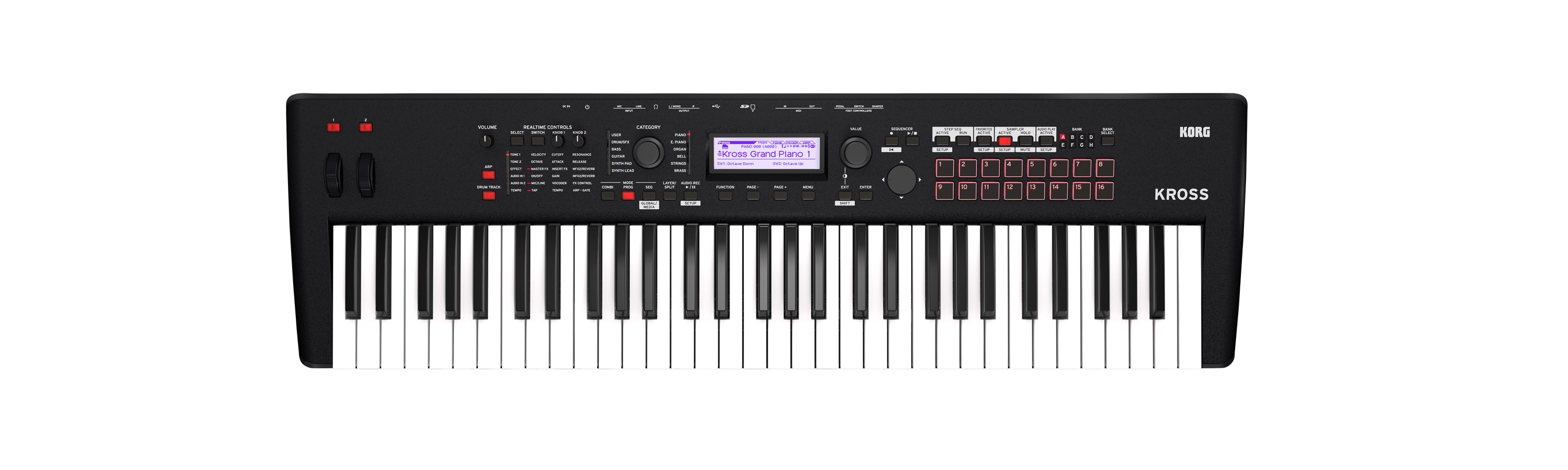 【良品】KORG KROSS-88 シンセサイザー　コルグ 楽天市場】KORG KROSS-88-PT 新品 88鍵 ミュージック・ワーク
