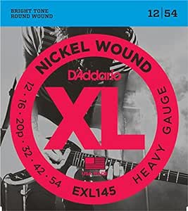 【楽天市場】D'Addario [EXL145] Electric Giutar Strings 《Nickel Wound》(12-54 ...