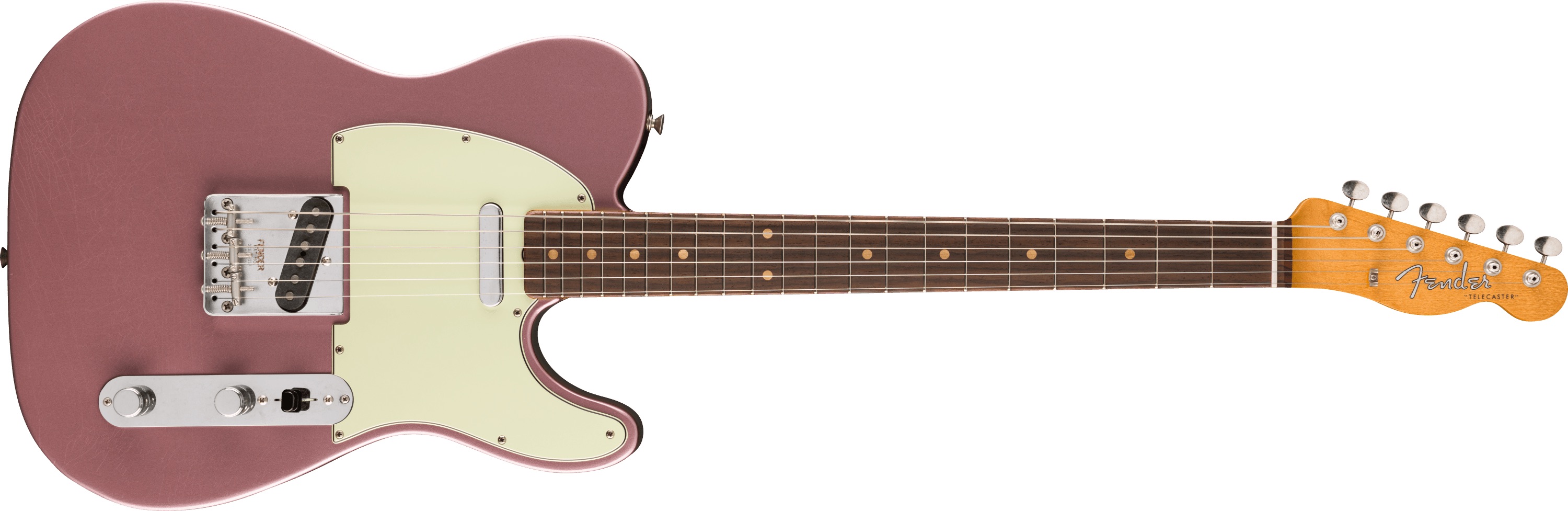 【限定生産】FENDER《フェンダー》Limited Edition Vintera&reg; II Road Worn&reg; '60s Telecaster&reg;, Rosewood Fingerboard, Burgundy Mist Metallic《リミテッドエディション》《ビンテラ2》《テレキャスター》｜ウエスト店