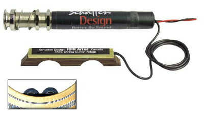 w/ プリアンプシステム (6V) シャドウ ナノマグ・ピックアップ、エンドピンジャック、取付け用シート Shadow Sonic Nanomag 【ポイント2倍】
