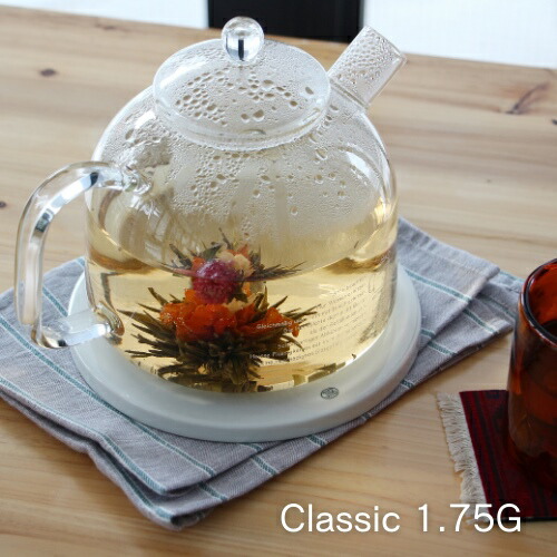 Classic 1.75G【Trendglas-Jena トレンドグラス イエナ】ポット 耐熱ガラス 直火 お茶 麦茶 やかん おしゃれ 3518 クラシック ケトル ドイツ 大容量 キッチン 湯 紅茶 コーヒー ギフト プレゼント イエナグラス【DETAIL ディテール】(z)