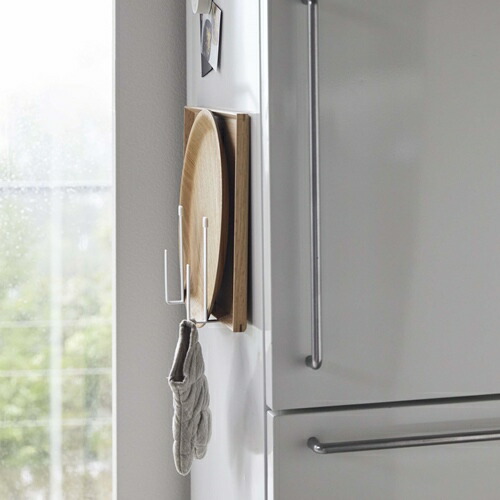 楽天市場 マグネットキッチントレーホルダー タワー2個組 山崎実業 Yamazaki 磁石 オーブン天板 トースター天板 オボン トレー フック 引っ掛け コンパクト 冷蔵庫 便利 一人暮らし 新生活 収納 丁寧な暮らし シンプルライフ Westream ウエストリーム