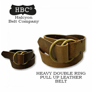 BLUE BLUE - BLUE BLUE×HALCYON BELT COMPANY レザーベルト 黒の+