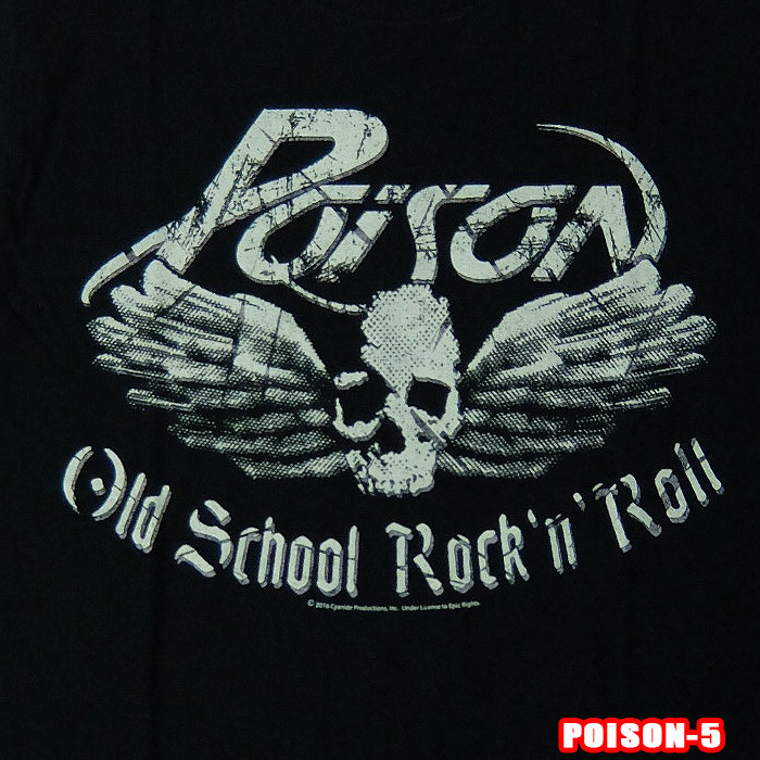 楽天市場 Rock Teepoison 5 ポイズン Old School Rock N Roll メール便送料無料 ロックｔシャツ バンドtシャツ Smtb Kd Rcp 英国 米国のオフィシャルライセンス West Wave