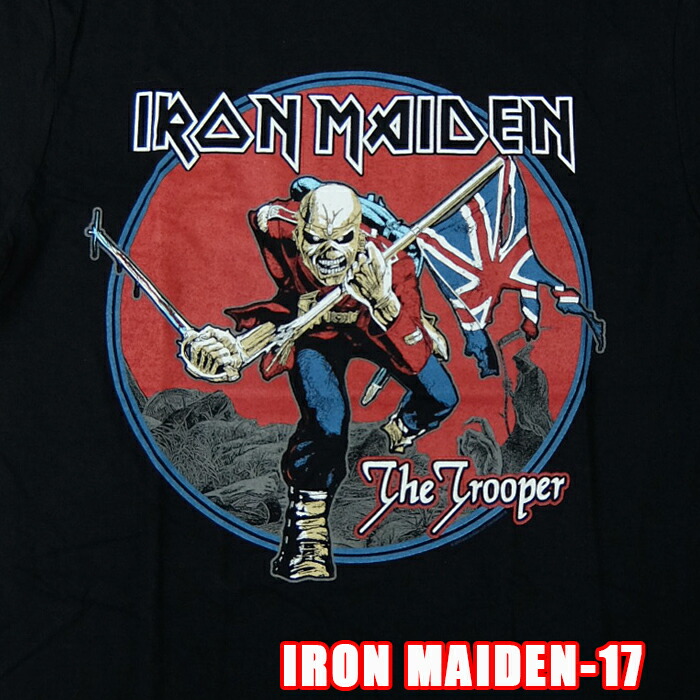 楽天市場】ROCK TEE IRON MAIDEN-4[アイアンメイデン] TROOPER ロック