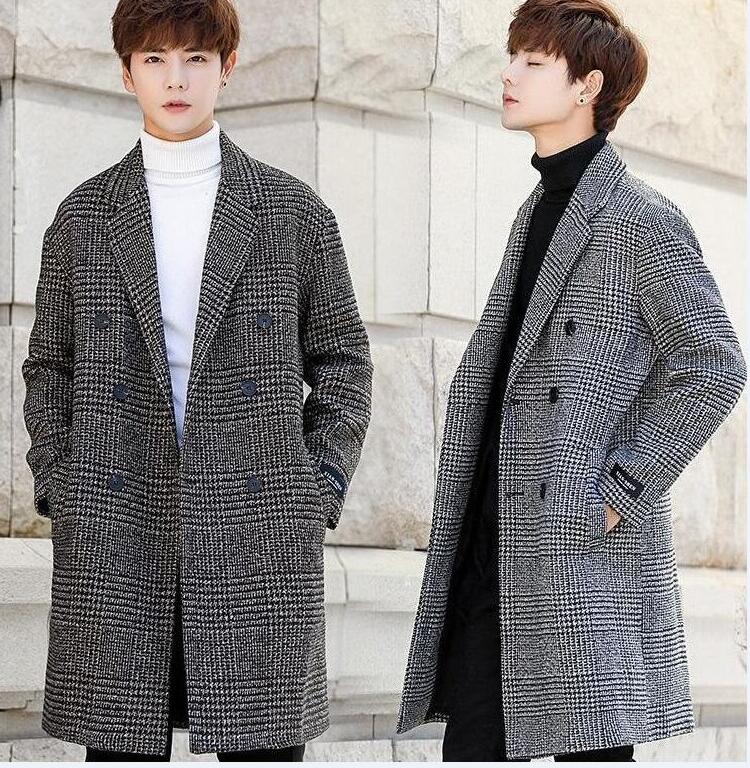 楽天市場】千鳥格子 チェックコート メンズ モード系 コート メンズ