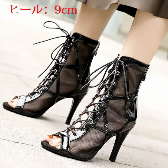Alaïa レースアップヒールサンダル 37 Alaïa レースアップヒールサンダル 37