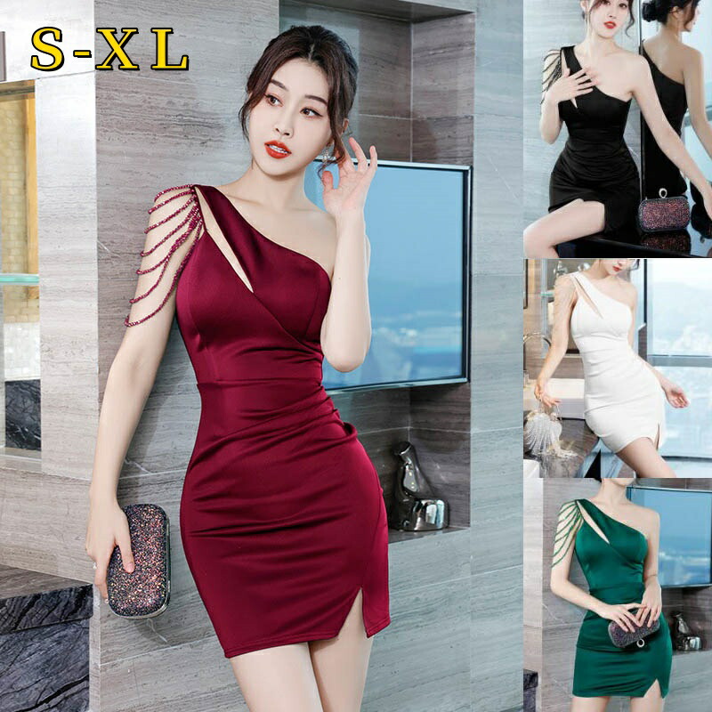 楽天市場】ワンショルダー アシンメトリー オレンジ フリル