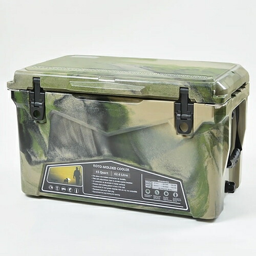 【日本定め事品 13時まで当日さし出し！】iceagecooler45QT ARMY CAMO ICE AGE cooler（アイスエイジクーラー）ICE AGE冷房装置ボックス席45QT アーミーカモ