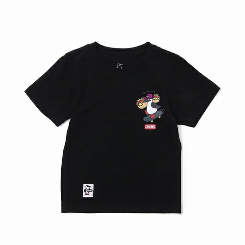 Kid’sCHUMSDeliveryT-Shirt CHUMS(チャムス)(キッズチャムスデリバリーTシャツ)-Black