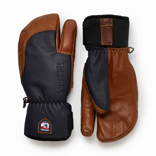 ヘストラ　トポ スリーフィンガー Topo 3-Finger Topo - 3 finger - Flame red / Tan | Hestra Gloves