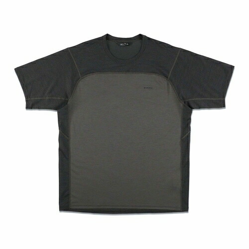 【日本定め事品 13時まで当日さし出し】CHORD WOOL S/S SHIRTS STATIC（スタティックブルーム）吊りひも羊毛 遊撃手衣袂
