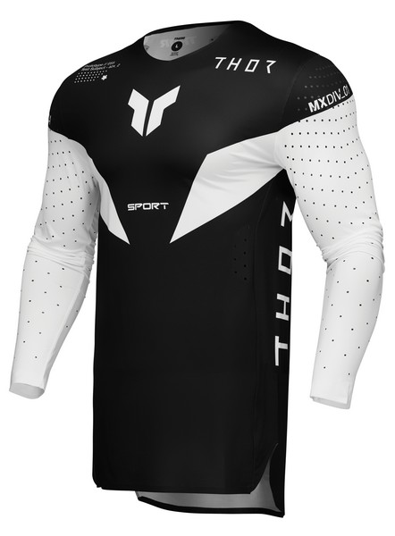MXジャージ THOR SPORT STRIKE ブラック モトクロス 正規輸入品 WESTWOODMX 25