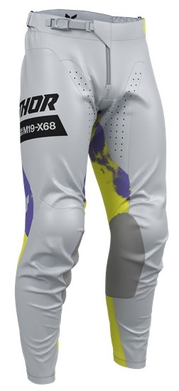 子供用 MXパンツ THOR LAUNCH BLEACH グレー/アシッド キッズ用 モトクロス 正規輸入品 WESTWOODMX 26画像