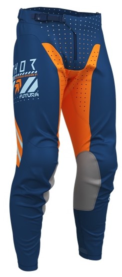 MXパンツ THOR LAUNCH FUTURA ネイビー/フローオレンジ モトクロス 正規輸入品 WESTWOODMX 26