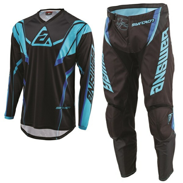 キッズ用 MXウエア 上下セット ANSWER 24 SYNCRON ENVENOM ブルー/ブラック ジャージ&パンツ 子供用 モトクロス 正規輸入品 WESTWOODMX|Westwood MX店
