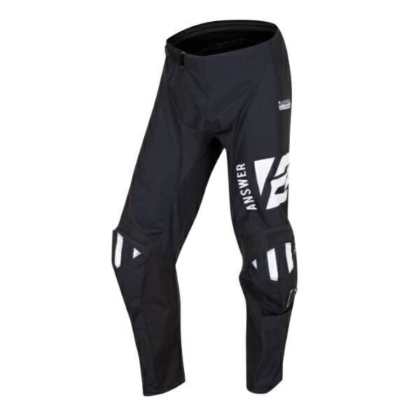 キッズ用 MXパンツ ANSWER 23 SYNCRON MERGE ブラック/ホワイト 子供用 モトクロス 正規輸入品 WESTWOODMX