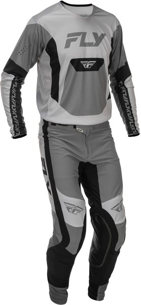 MXウエア 上下セット FLY LITE グレー/ブラック ジャージ＆パンツ モトクロス 正規輸入品 WESTWOODMX 26｜Westwood MX店
