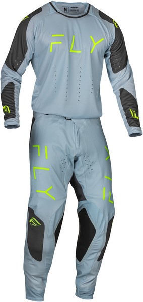 MXウエア 上下セット FLY 24 EVOLUTION DST アイスグレー/チャコール/ネオングリーン ジャージ＆パンツ モトクロス 正規輸入品 WESTWOODMX