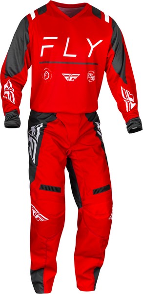 MXウエア 上下セット FLY 24 F-16 レッド/チャコール/ホワイト ジャージ&パンツ モトクロス 正規輸入品 WESTWOODMX|Westwood MX店