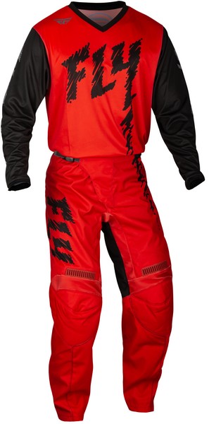 キッズ用 MXウエア 上下セット FLY 24 F-16 レッド/ブラック/グレー ジャージ＆パンツ 子供用 モトクロス 正規輸入品 WESTWOODMX｜Westwood MX店