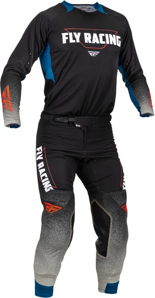 MXウエア 上下セット FLY 23 EVOLUTION DST ブラック/グレー/ブルー ジャージ＆パンツ モトクロス 正規輸入品 WESTWOODMX 14,000円