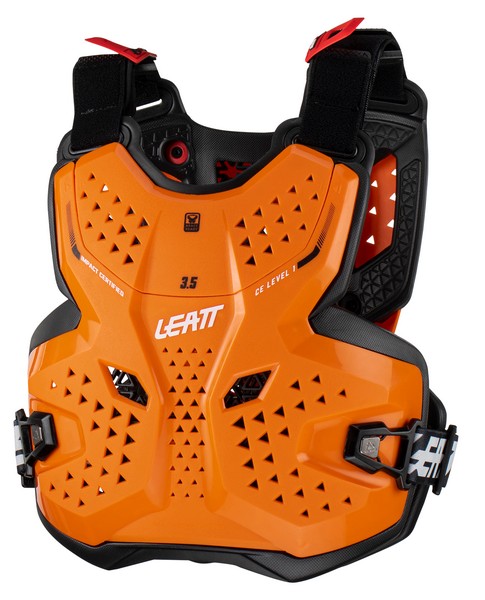 LEATT 23 プロテクター 子供用 3.5 Jr チェスト オレンジ/ブラック　ジュニア キッズ用 （ネックブレース対応）モトクロス 正規輸入品　WESTWOODMX