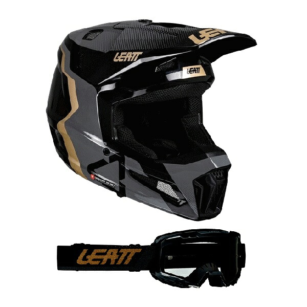 キッズ用 ヘルメットキット LEATT MOTO 3.5 ブラック　子供用［SG/PSC規格］[MFJ公認] 日本専用設計 オフロード 正規輸入品 WESTWOODMX｜Westwood MX店 22,833円