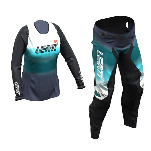 女性用 MXウエア 上下セット LEATT 4.5 マリーン Marine ジャージ＆パンツ ガールズ モトクロス 正規輸入品 WESTWOODMX 25