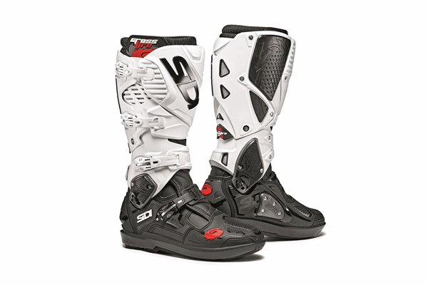 ブーツ SIDI CROSSFIRE3 SRS（交換式ソール）ブラック/ホワイト クロスファイア３ 正規輸入品 WESTWOODMX