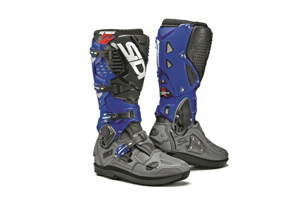 ブーツ SIDI CROSSFIRE3 SRS（交換式ソール）グレー/ブルー/ブラック クロスファイア３ 正規輸入品 WESTWOODMX