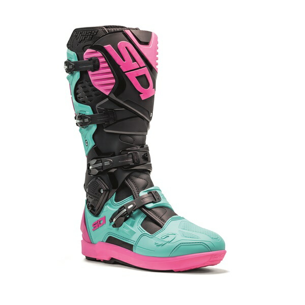 ブーツ SIDI CROSSFIRE3 SRS（交換式ソール）ブラック/ミント/ピンク クロスファイア３ 正規輸入品 WESTWOODMX 42,000円