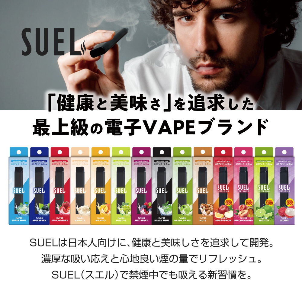 人気商品の SUEL スエル 電子タバコ 本体 VAPE 禁煙グッズ 2本セット15