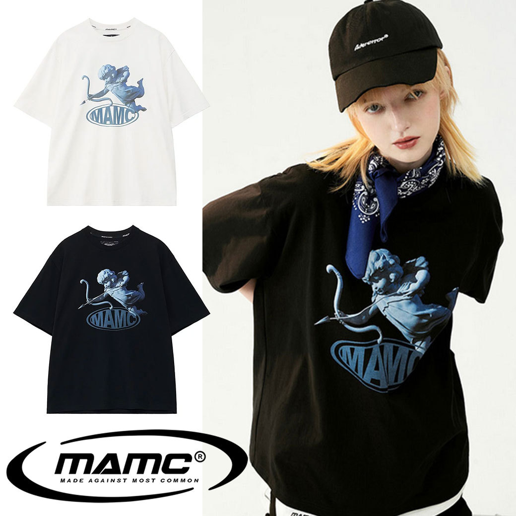 【楽天市場】MAMC エムエーエムシー Tシャツ Angel statue Tee(MC721) Tシャツ 半袖 オーバーサイズ 正規品