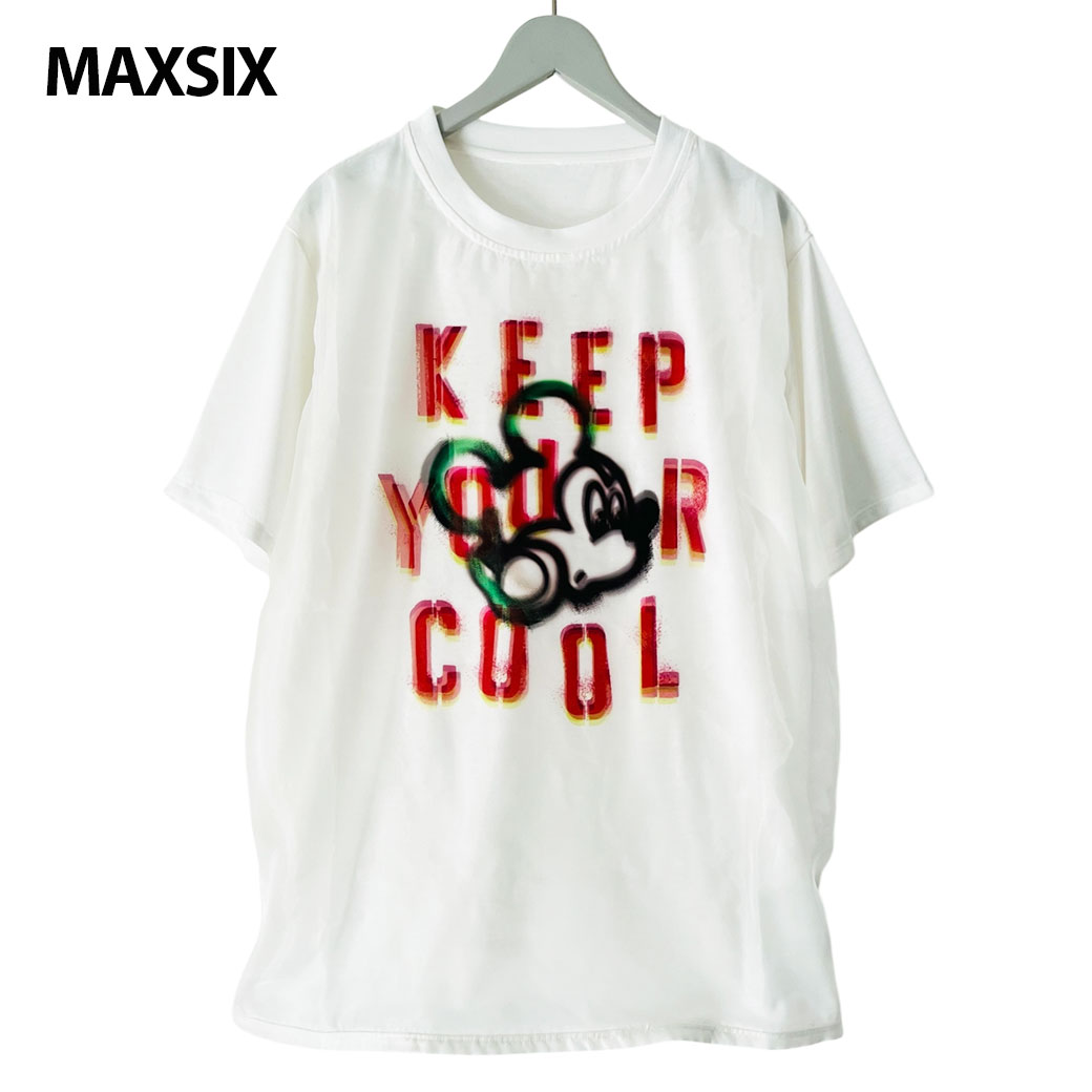 楽天市場】【maxsix マックスシックス Tシャツ】3DミッキーT