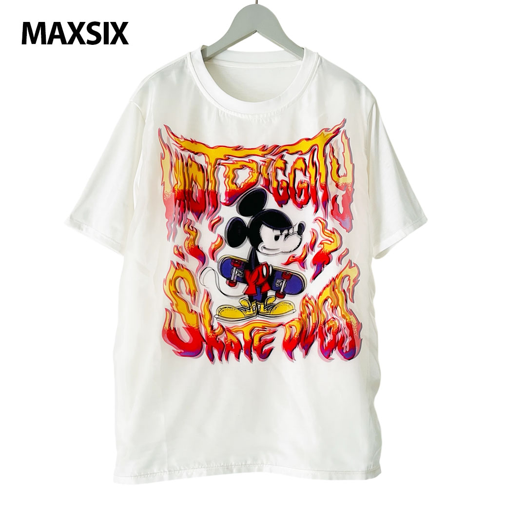 楽天市場】【maxsix マックスシックス Tシャツ】3DミッキーT