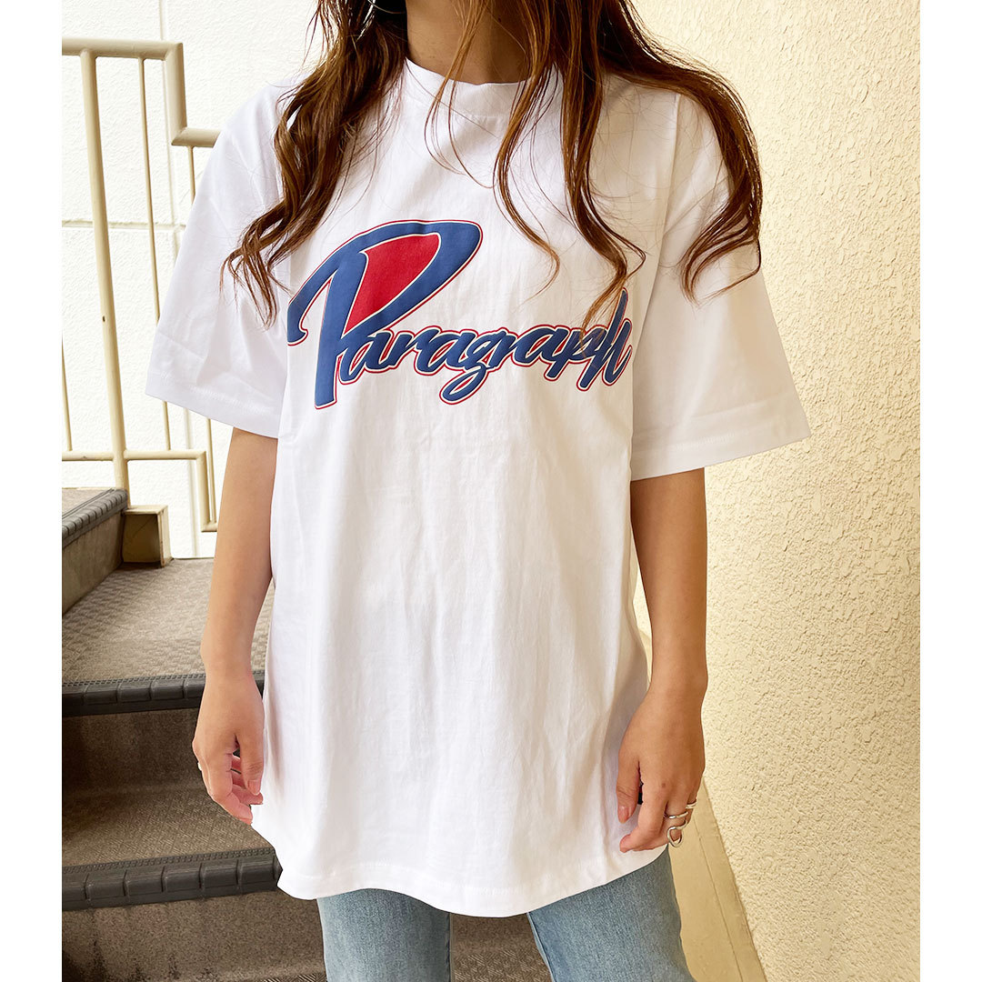 Paragraph パラグラフ Tシャツ RED STROKE T-SHIRT (PARAGRAPH-NO.11