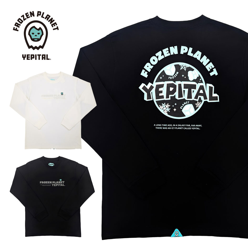 Yepital YP/Yepital Studio LS イエピタル 長袖 カットソー Tシャツ 対応 送料無料 ユニセックス レディース メンズ NIGO ハイロック ホワイト ブラック 春 夏 秋 冬 オールシーズン