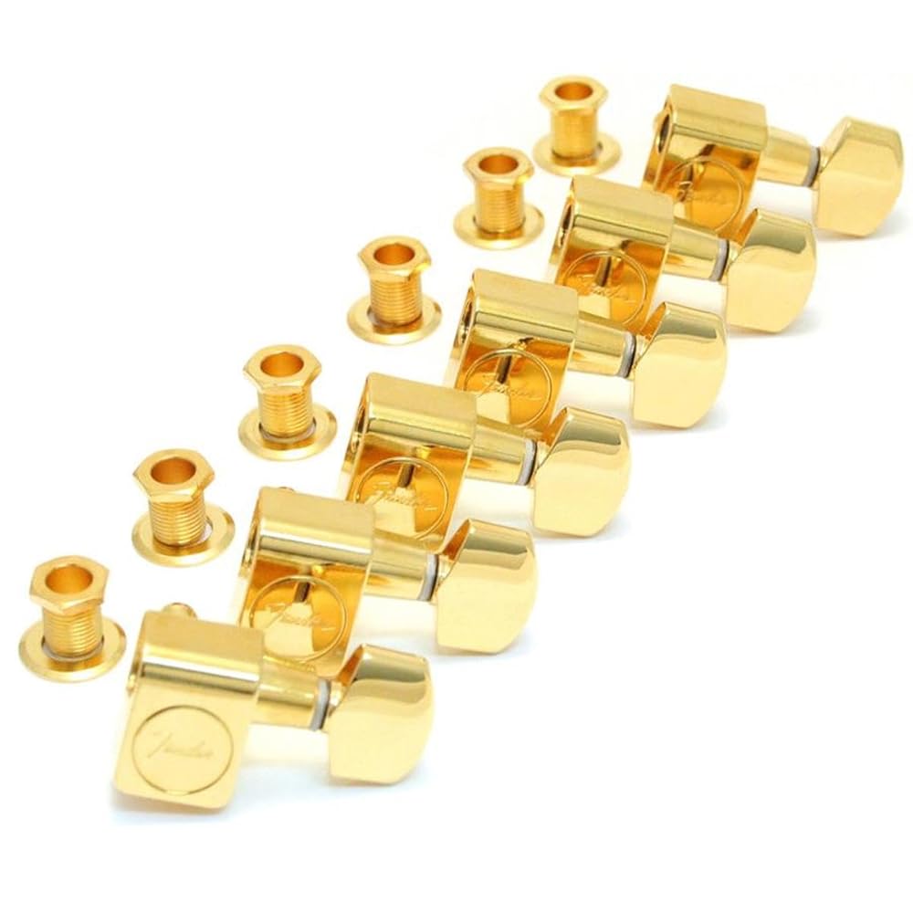 Fender チューニングペグ American Standard Series Stratocaster?/Telecaster? Tuning Machines Gold (6)