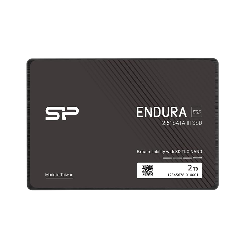 Silicon Power E55 2結核症 TLC SATA III 6Gb/s 2.5in 内蔵ソリッドステート運転 高耐久 高信頼性 SSD SP002TBSS30E5502