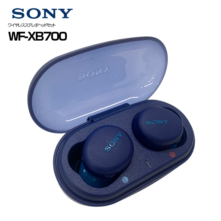 卸売 新品 ソニー ワイヤレス ヘッドホン WF-XB700 L ブルー econet.bi