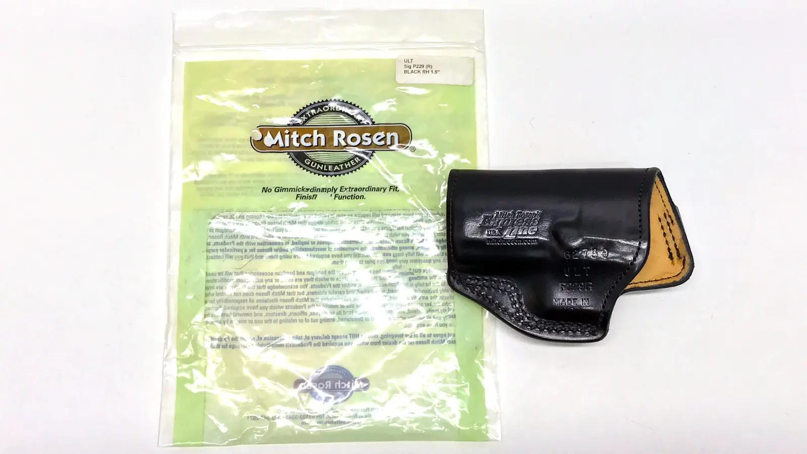 【中古】[Mitch Rosen] ULT／アルティメイタム IWBレザー製ホルスター シグP229R用 ベルトループ1.5インチ【ランクA・欠品なし】