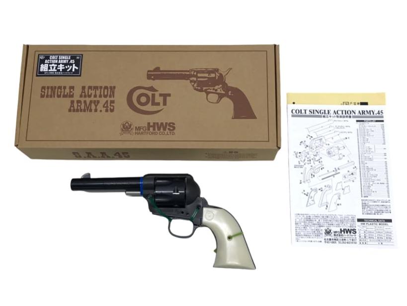 【新品 予約受付中 25/06中旬入荷予定】[HWS] コルト SAA.45 FDC Basic 組立キット 発火モデルガン 25_06以降ロット