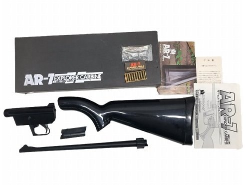 【中古】[ウエスタンアームズ] AR-7 エクスプローラーカービン ストック収納 発火モデルガン オープンカート仕様【ランクB・外箱 説明書 本体のみ 箱に傷みあり】