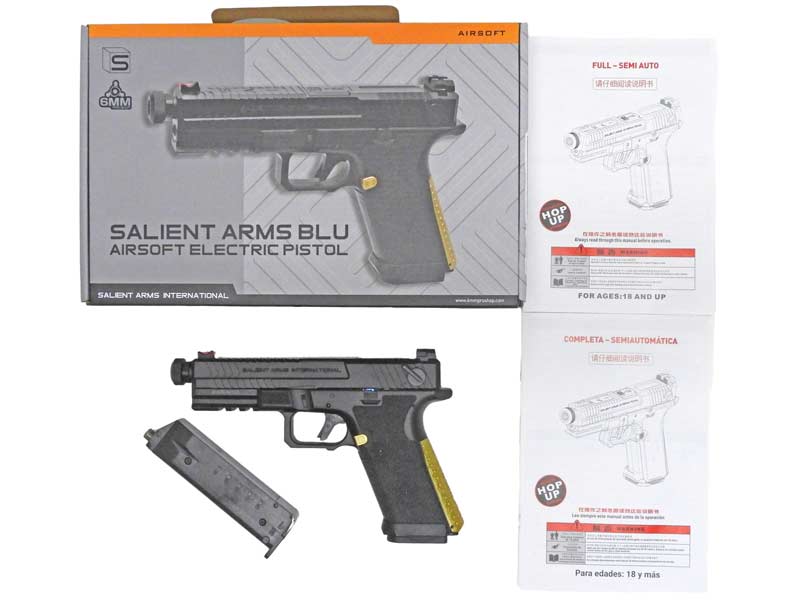 【新品】[CYMA] Glock18C SAI BLU MOSFET 電動ハンドガン BK CM135S